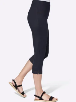 Caprihose in Jeans-Optik
