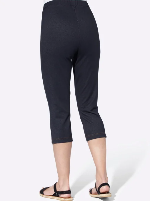 Caprihose in Jeans-Optik