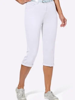 Caprihose inklusive Gürtel