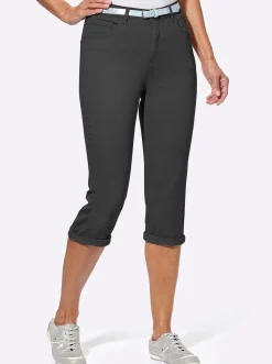 Caprihose inklusive Gürtel