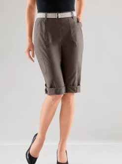 Caprihose inklusive Gürtel