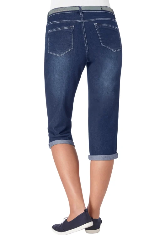 Caprihose inklusive Gürtel