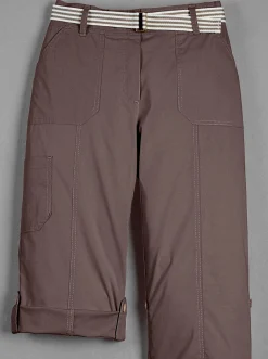 Caprihose inklusive Gürtel