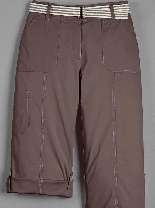 Caprihose inklusive Gürtel
