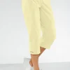 Caprihose mit Gummizug am Beinabschluss