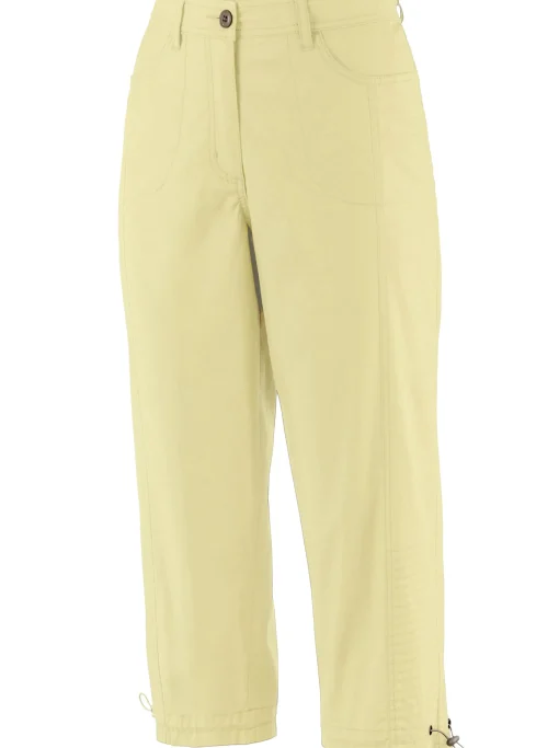 Caprihose mit Gummizug am Beinabschluss