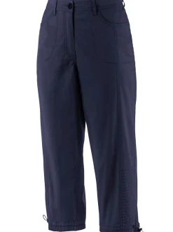 Caprihose mit Gummizug am Beinabschluss