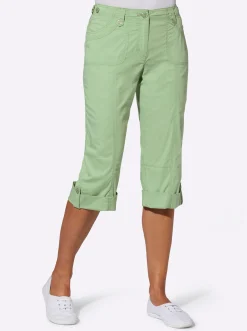 Caprihose mit verstellbarem Bund