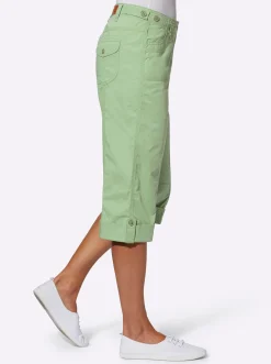 Caprihose mit verstellbarem Bund