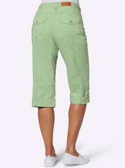 Caprihose mit verstellbarem Bund