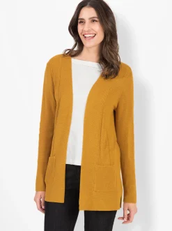 Cardigan in offener Longform