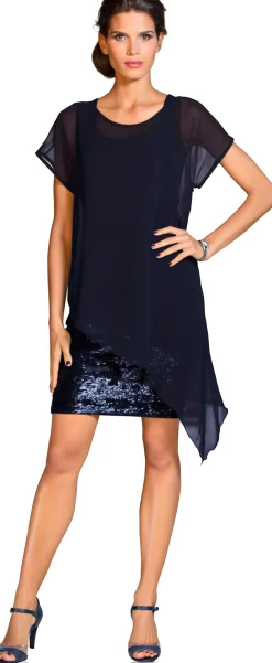 Cocktailkleid mit funkelnden Pailletten