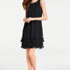 Cocktailkleid mit Rüschen am Saum