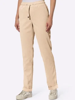 Cordhose mit Rundum-Dehnbund