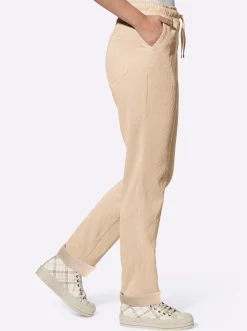 Cordhose mit Rundum-Dehnbund