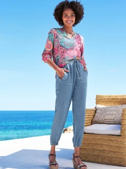 Druckbluse