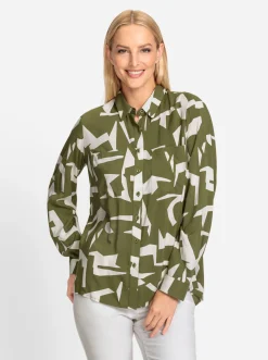 Druckbluse