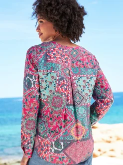 Druckbluse