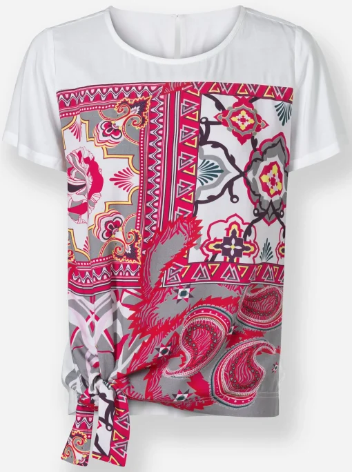 Druckbluse