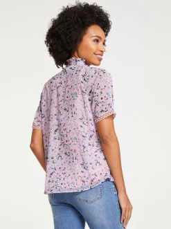 Druckbluse