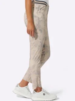 Druckhose in Batik-Optik
