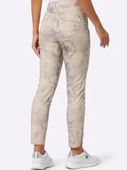 Druckhose in Batik-Optik