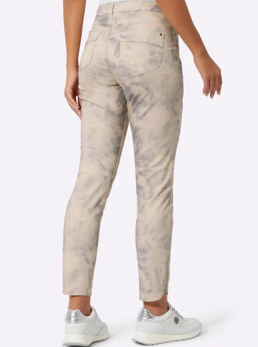 Druckhose in Batik-Optik
