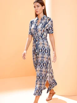 Druck-Kleid