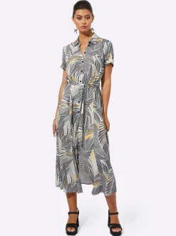 Druckkleid aus reiner, wertiger Viskose