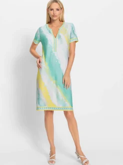 Druckkleid in Batik-Optik