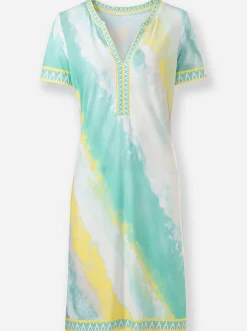 Druckkleid in Batik-Optik