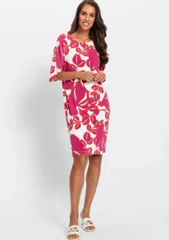 Druckkleid in Koffer-Qualität