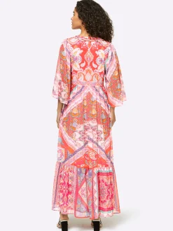 Druckkleid in Maxilänge