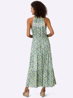 Druckkleid in Maxi-Länge, geblümt