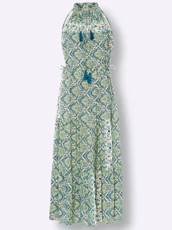 Druckkleid in Maxi-Länge, geblümt