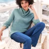 Feinstrickpullover mit Rollkragen