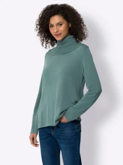 Feinstrickpullover mit Rollkragen