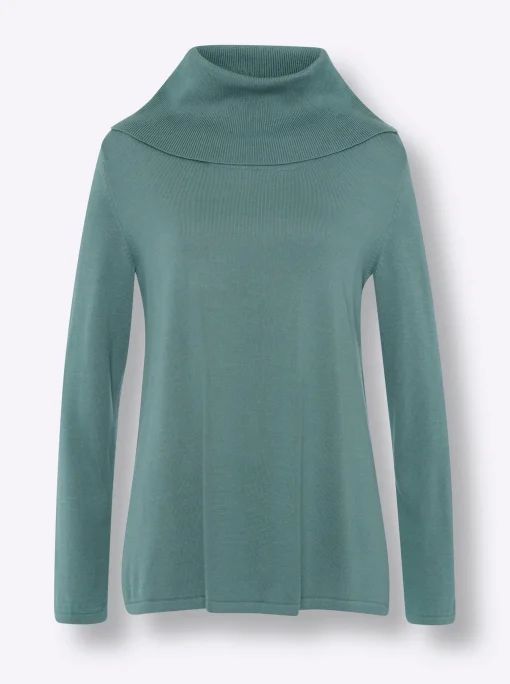 Feinstrickpullover mit Rollkragen