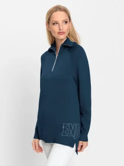 Feinstrickpullover mit Troyerkragen