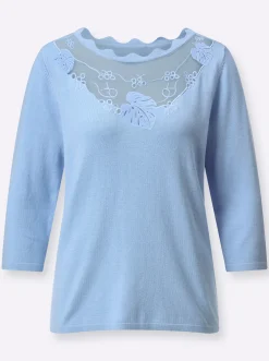 Feinstrickpullover mit Viskose in ECOVERO-Qualität