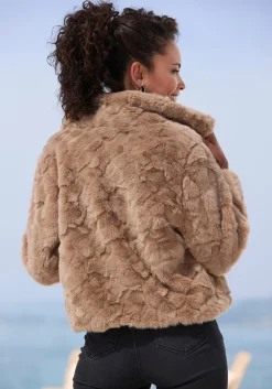 Fellimitatjacke