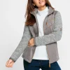 Fleecejacke im Mix aus Fleece und Strick