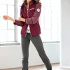 Fleecejacke im Mix aus Fleece und Strick