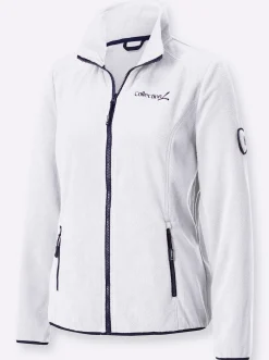 Fleecejacke mit Stickerei