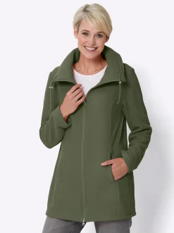 Fleecejacke mit 2-Wege-Reißverschluss