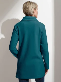 Fleecejacke mit 2-Wege-Reißverschluss