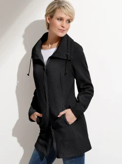 Fleecejacke mit 2-Wege-Reißverschluss