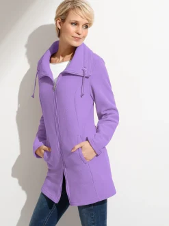 Fleecejacke mit 2-Wege-Reißverschluss