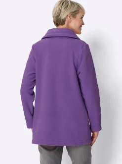 Fleecejacke mit 2-Wege-Reißverschluss