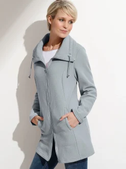 Fleecejacke mit 2-Wege-Reißverschluss